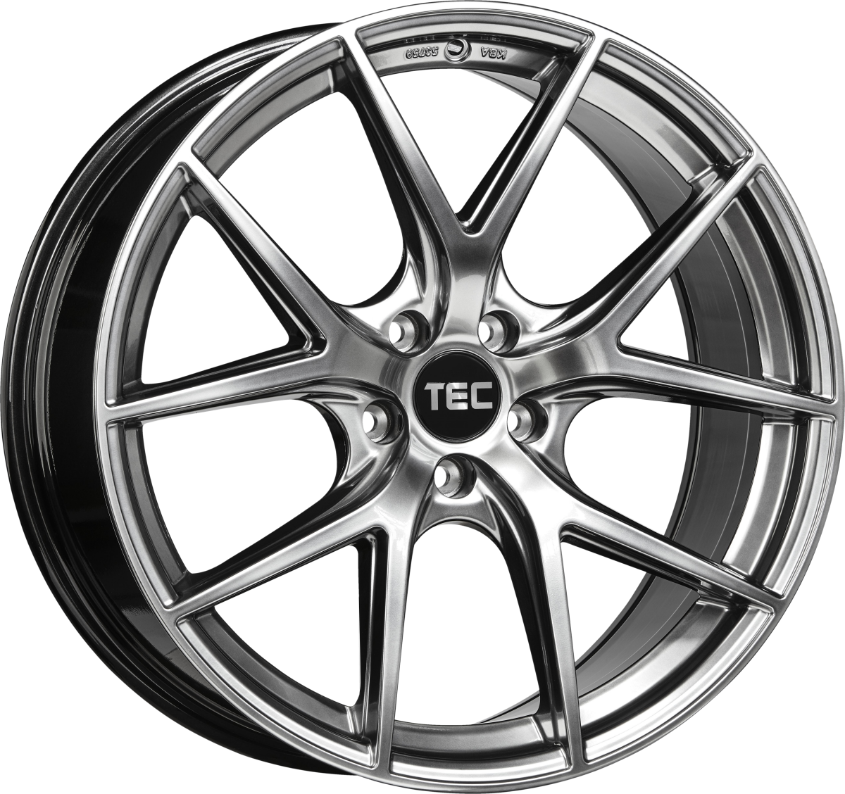 TEC GT6 EVO 9x20" 5x108 ET38 72,5 Hyper-Black