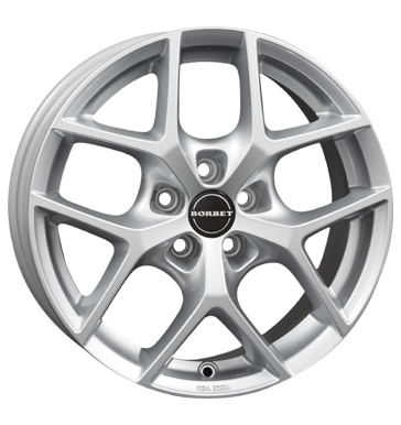 BORBET Y 6,5x16" 5x112 ET43 57,1 crystal silver