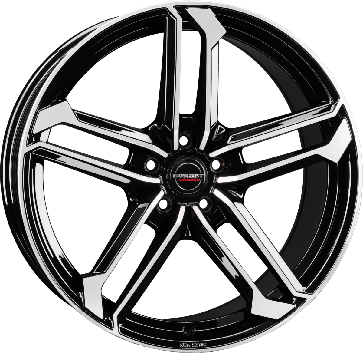 BORBET ATX 8x19" 5x112 ET44 57,1 black polished glossy