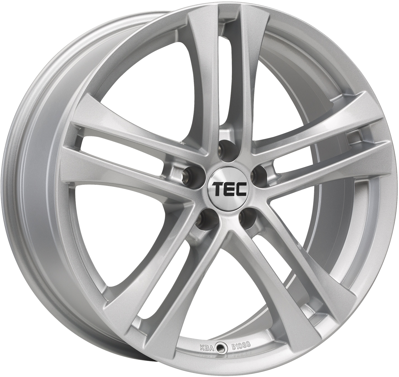 TEC AS4 6,5x17" 5x112 ET43 57,1 Brillant-Silber