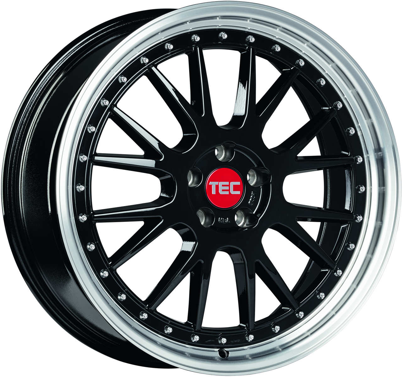 TEC GT EVO 8,5x19" 5x110 ET35 65,1 Schwarz-Glanz-Hornpoliert