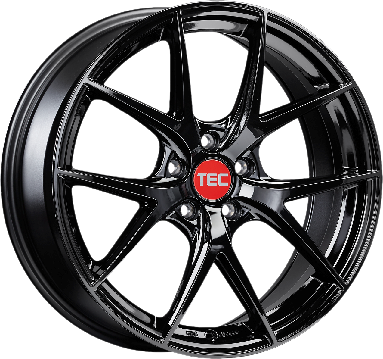 TEC GT6 EVO 10x22" 5x120 ET20 74,1 Schwarz-Glanz