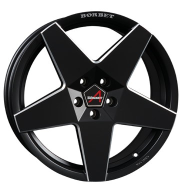 BORBET A NEU 8x18" 5x112 ET44 57,1 black matt