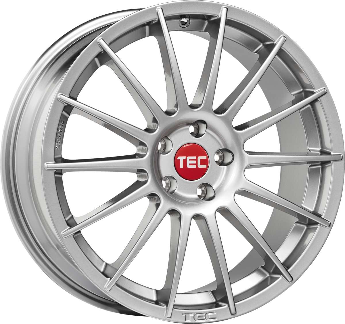 TEC AS2 8x18" 5x110 ET38 65,1 Graphit-Silber
