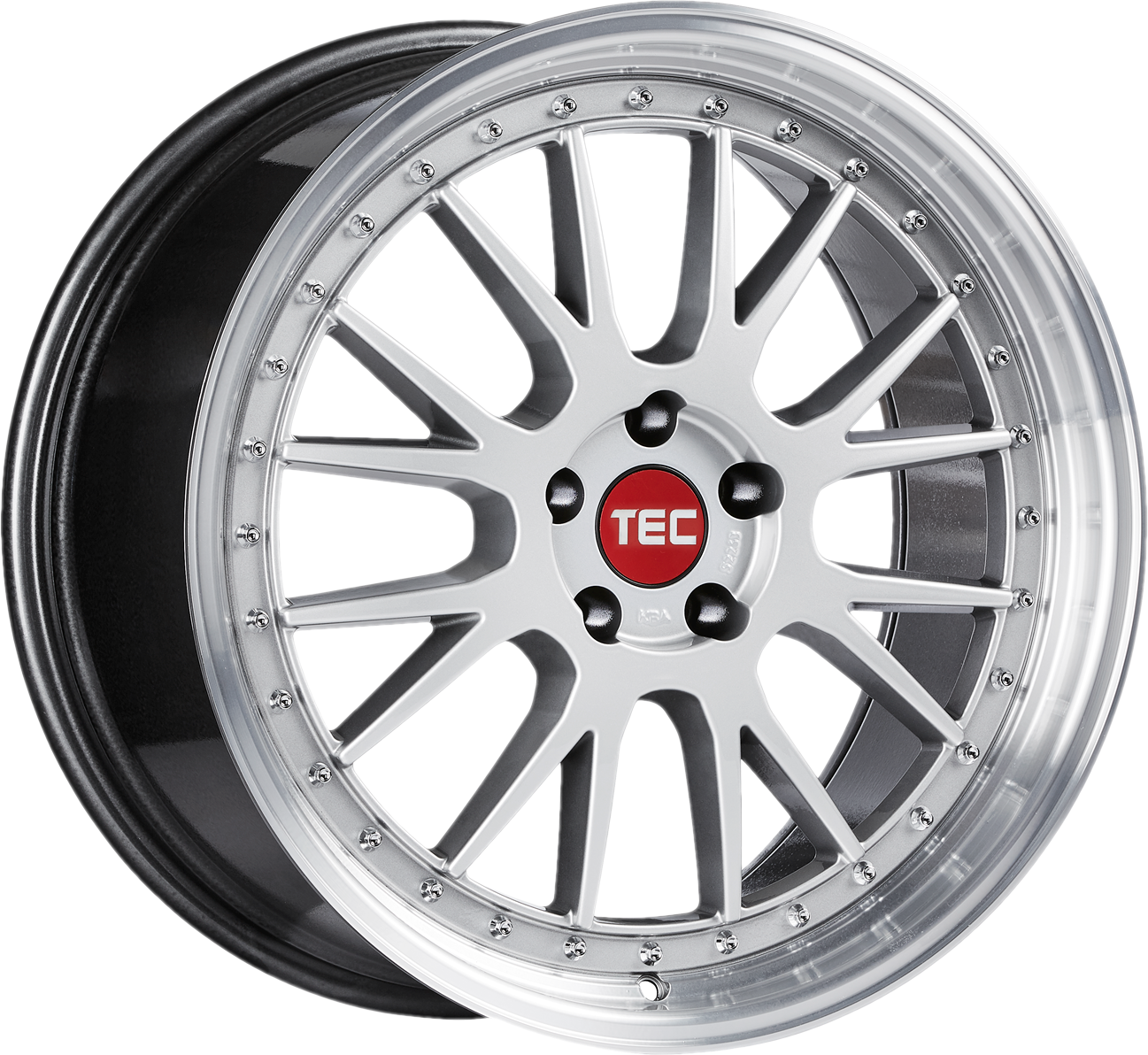 TEC GT EVO 8x18" 5x108 ET45 72,5 Hyper-Silber-Hornpoliert
