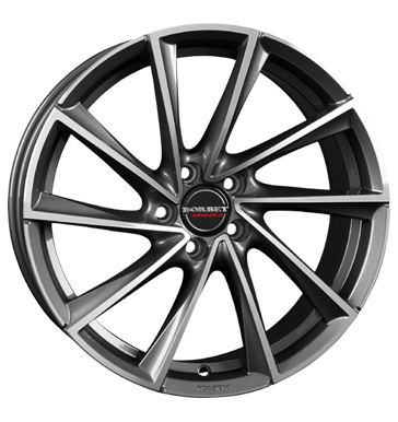 BORBET VTX 9,5x19" 5x112 ET40 66,5 graphite polished