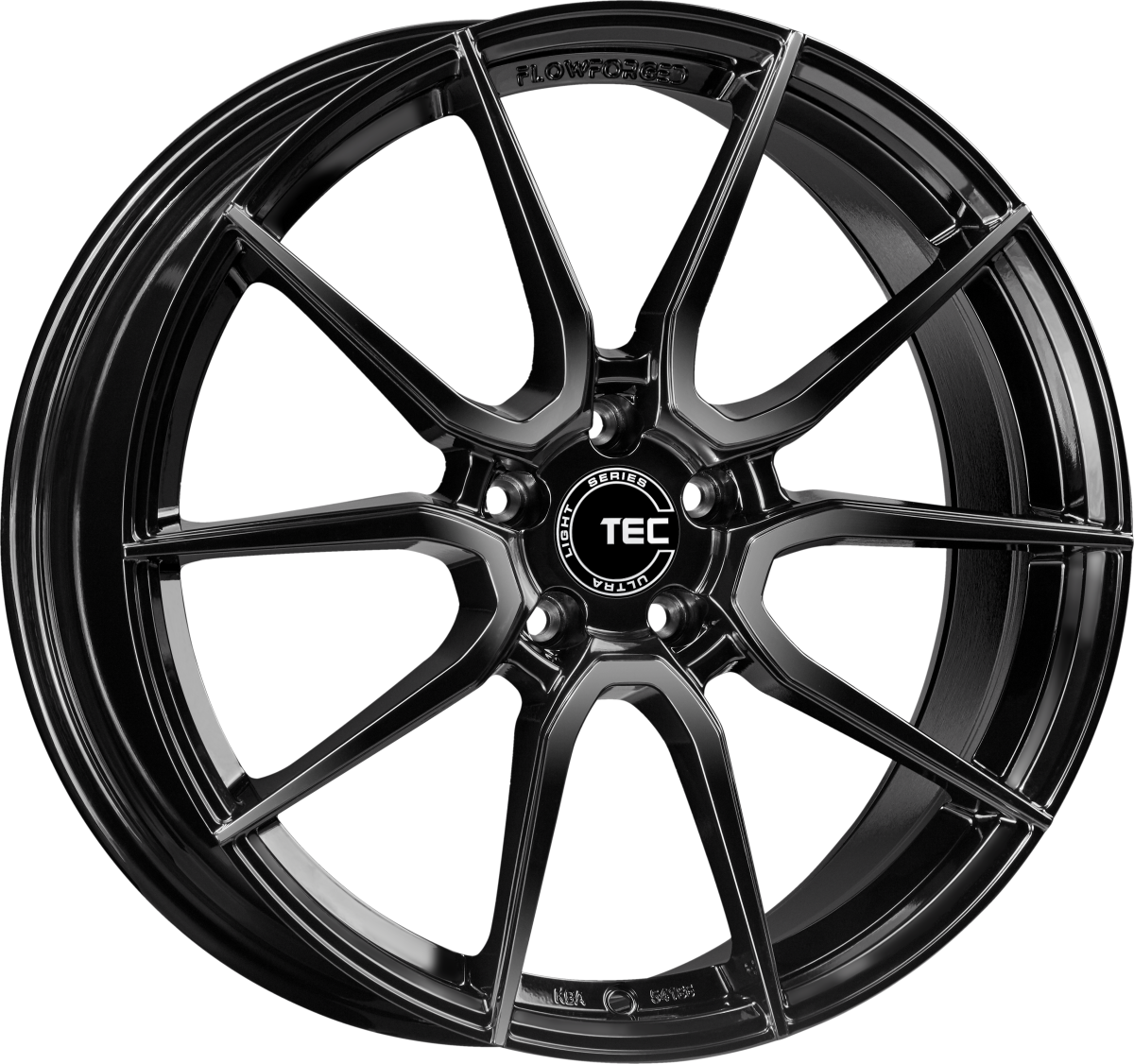 TEC GT Race-I 10x20" 5x112 ET25 72,5 Schwarz-Glanz